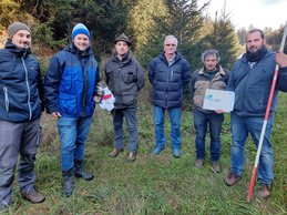 Grenzfindung im Wald